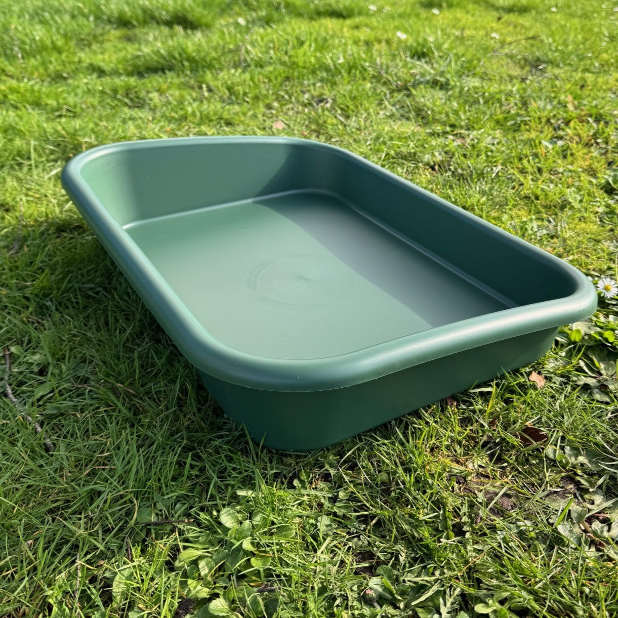 Large Green Plastic Garden & Greenhouse Potting Tray