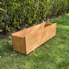Large Rectangle Wooden Garden Trough Planter
