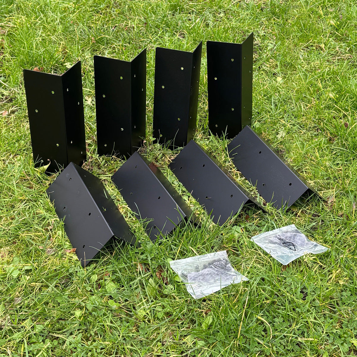 Metal Raised Vegetable Bed Corner Brackets - Pack of 8