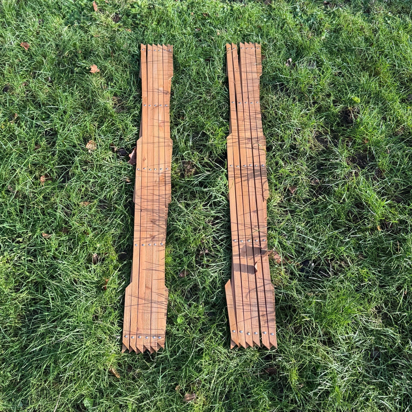 Expanding Wooden Garden Trellis (180cm x 90cm) -  Pack of 2