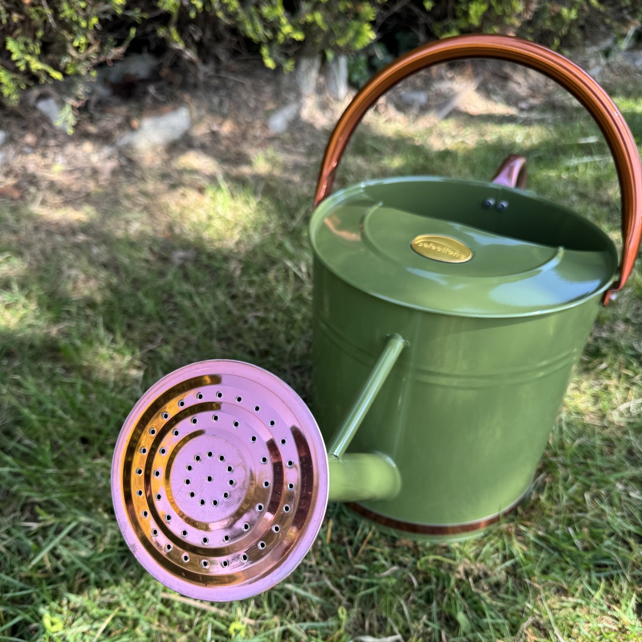 Heritage Tweed & Copper Metal Watering Can (9 Litre)