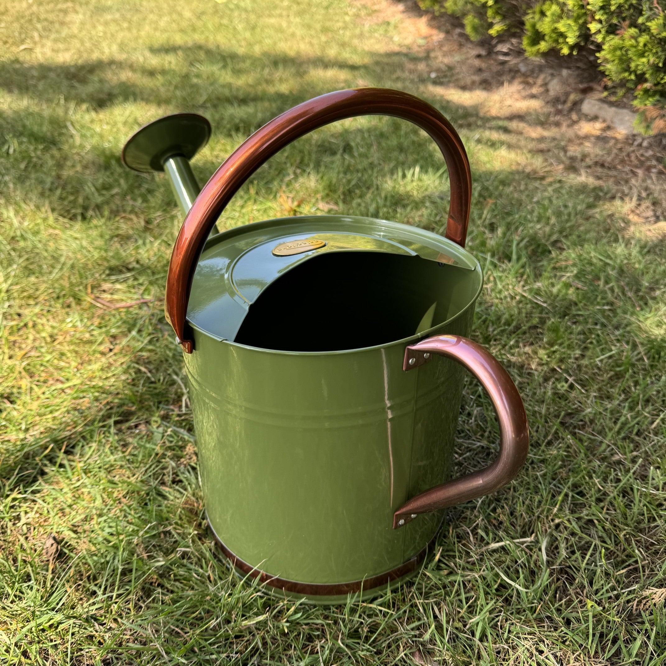 Heritage Tweed & Copper Metal Watering Can (9 Litre)