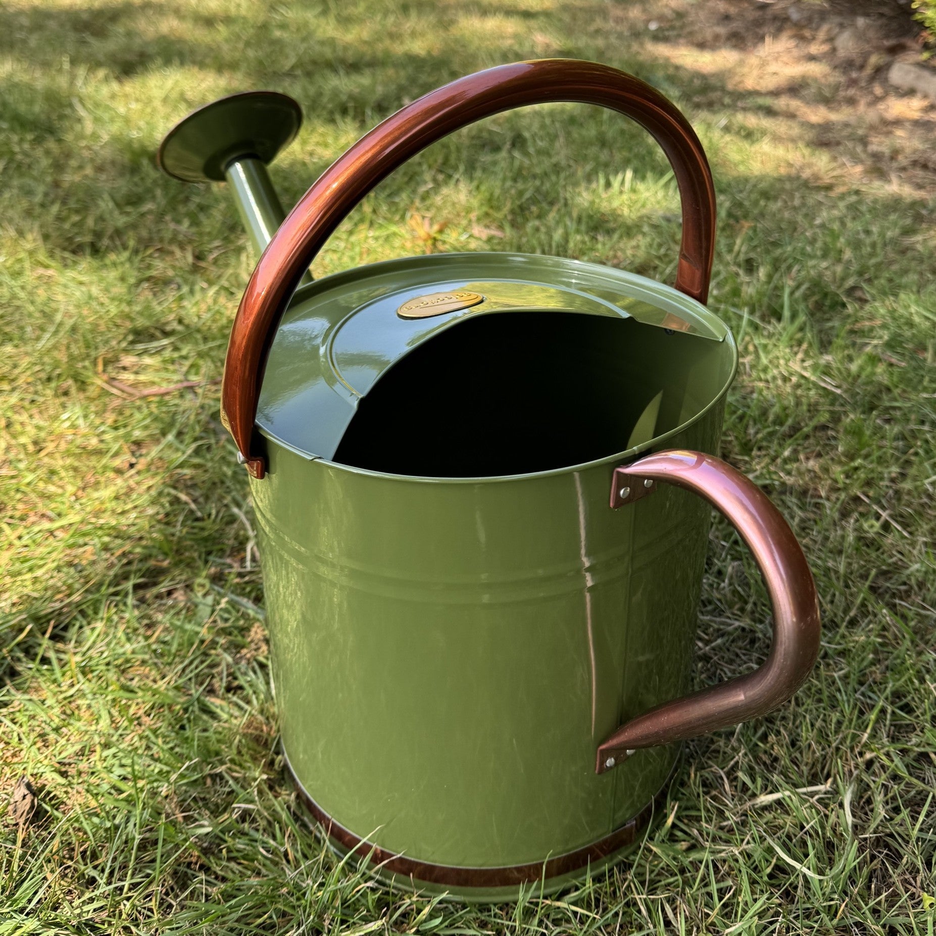 Heritage Tweed & Copper Metal Watering Can (9 Litre)