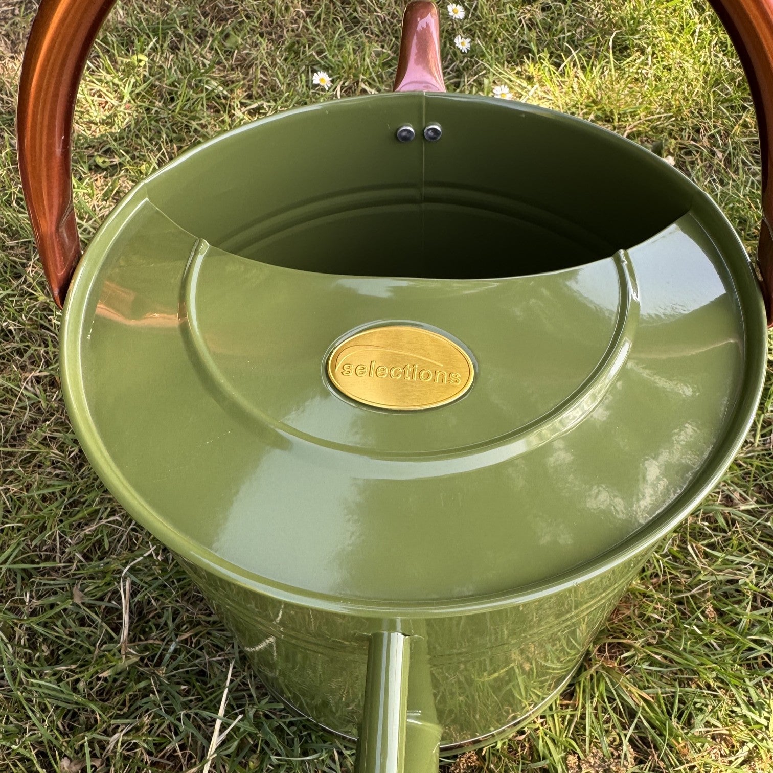 Heritage Tweed & Copper Metal Watering Can (9 Litre)