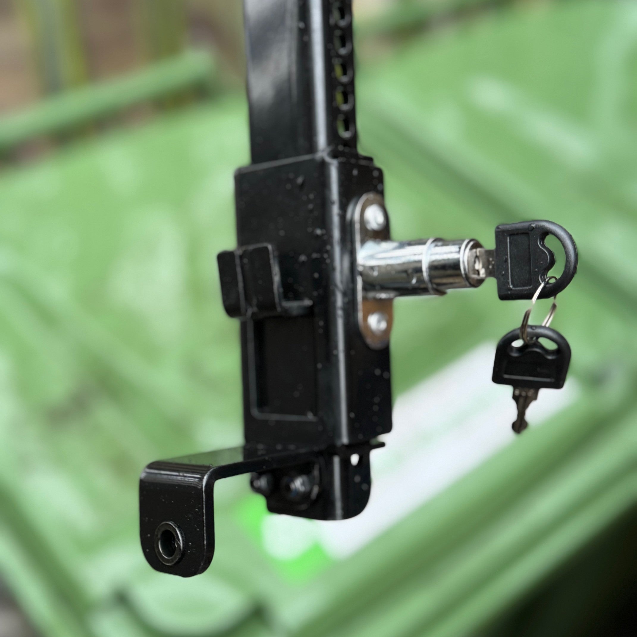 Wheelie Bin Metal Security Lock with Push Button Operation - Pack of 2