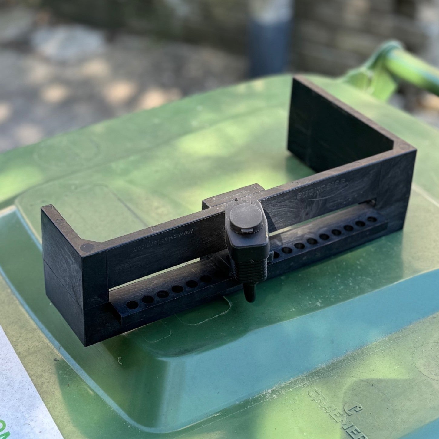 Wheelie Bin Tough Plastic Security Lock with Padlock