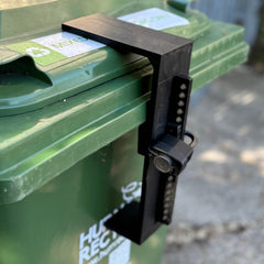 Wheelie Bin Tough Plastic Security Lock with Padlock