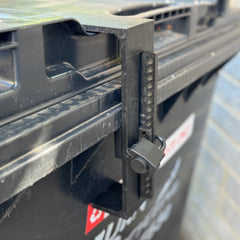 Wheelie Bin Tough Plastic Security Lock with Padlock