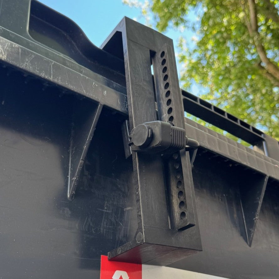 Wheelie Bin Tough Plastic Security Lock with Padlock