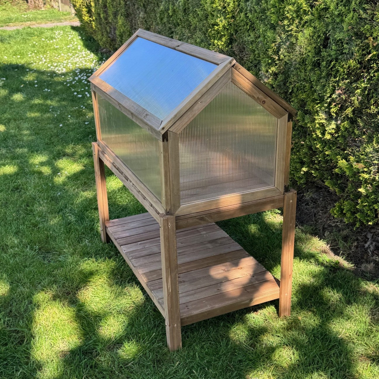 Wooden Stand for Polycarbonate Apex Cold Frame