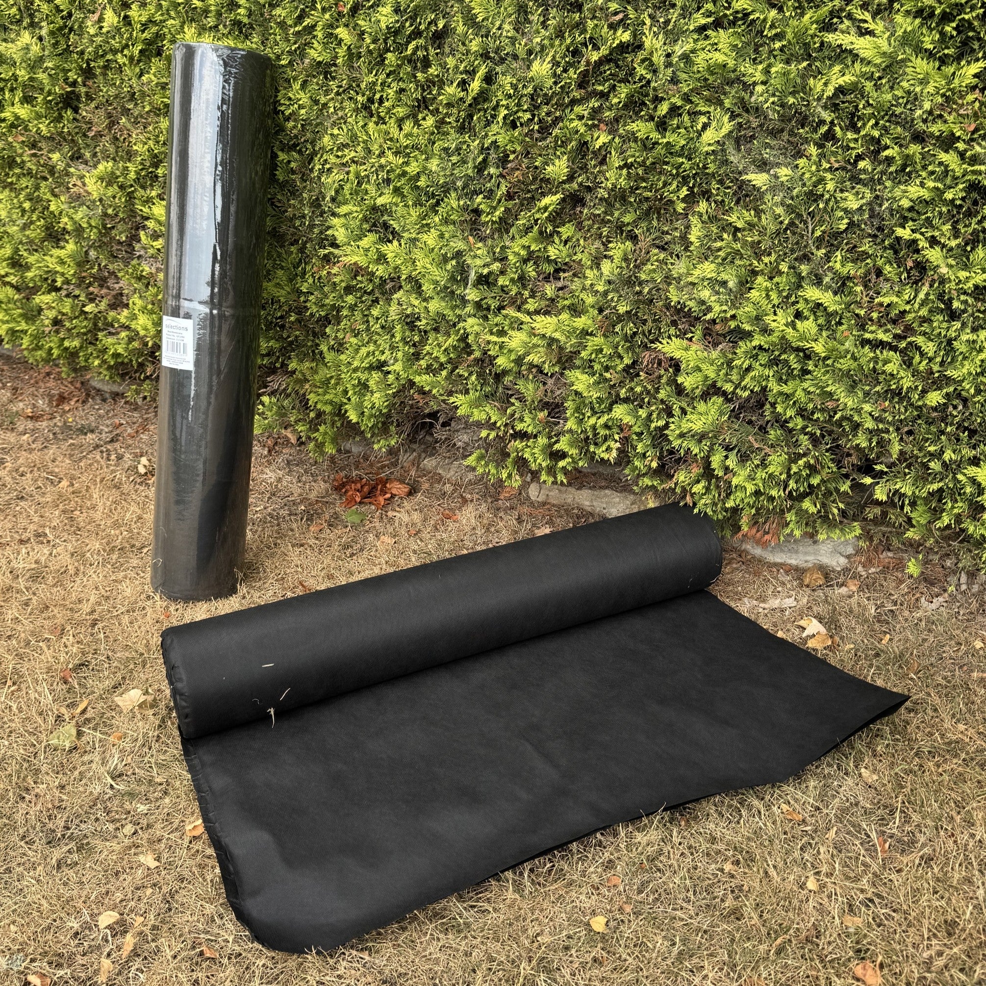 Weed Control Membrane Suppressant Fabric Rolls - 2m x 50m, 50g/m, 2%UV (Pack of 2 Rolls)
