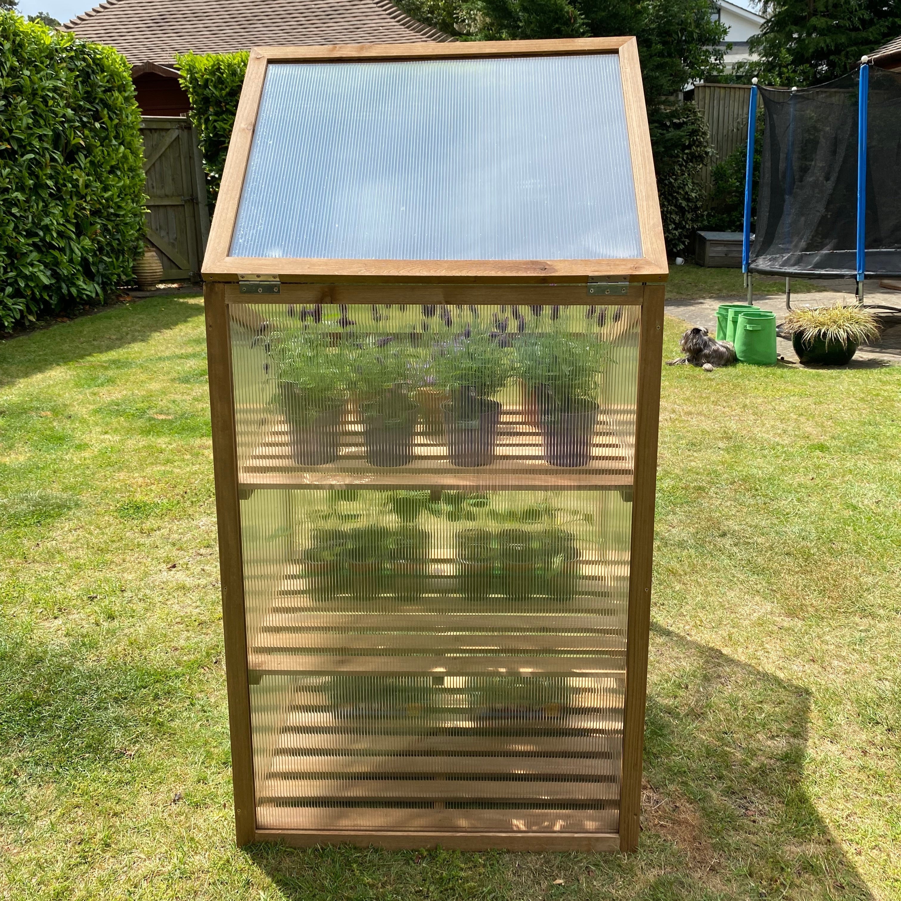 Replacement Back Panel for Wooden Mini Growhouse