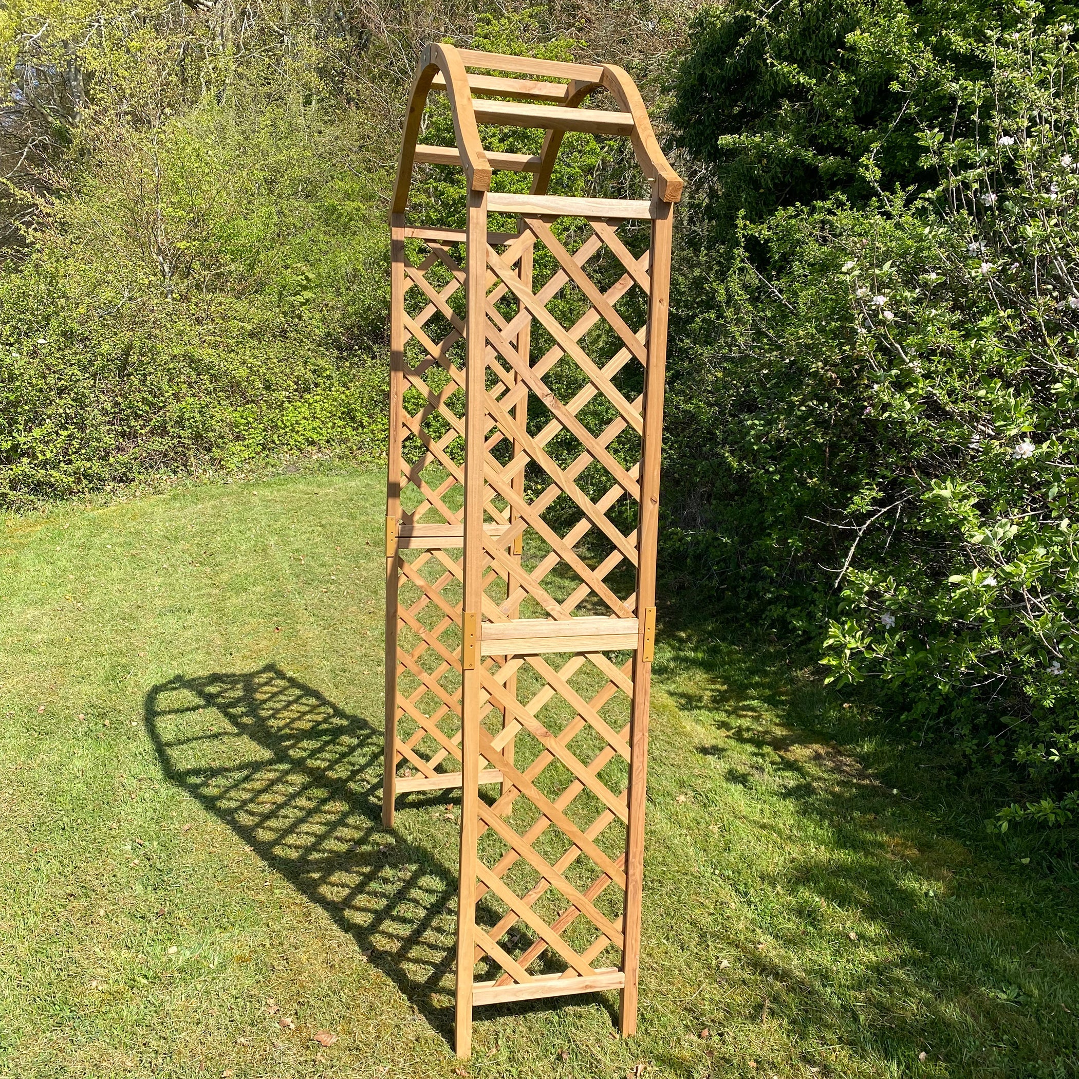 Replacement Right Hand Top Piece for Wooden Garden Arch with Curved Top GFH798