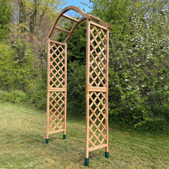 Replacement Right Hand Top Piece for Wooden Garden Arch with Curved Top GFH798