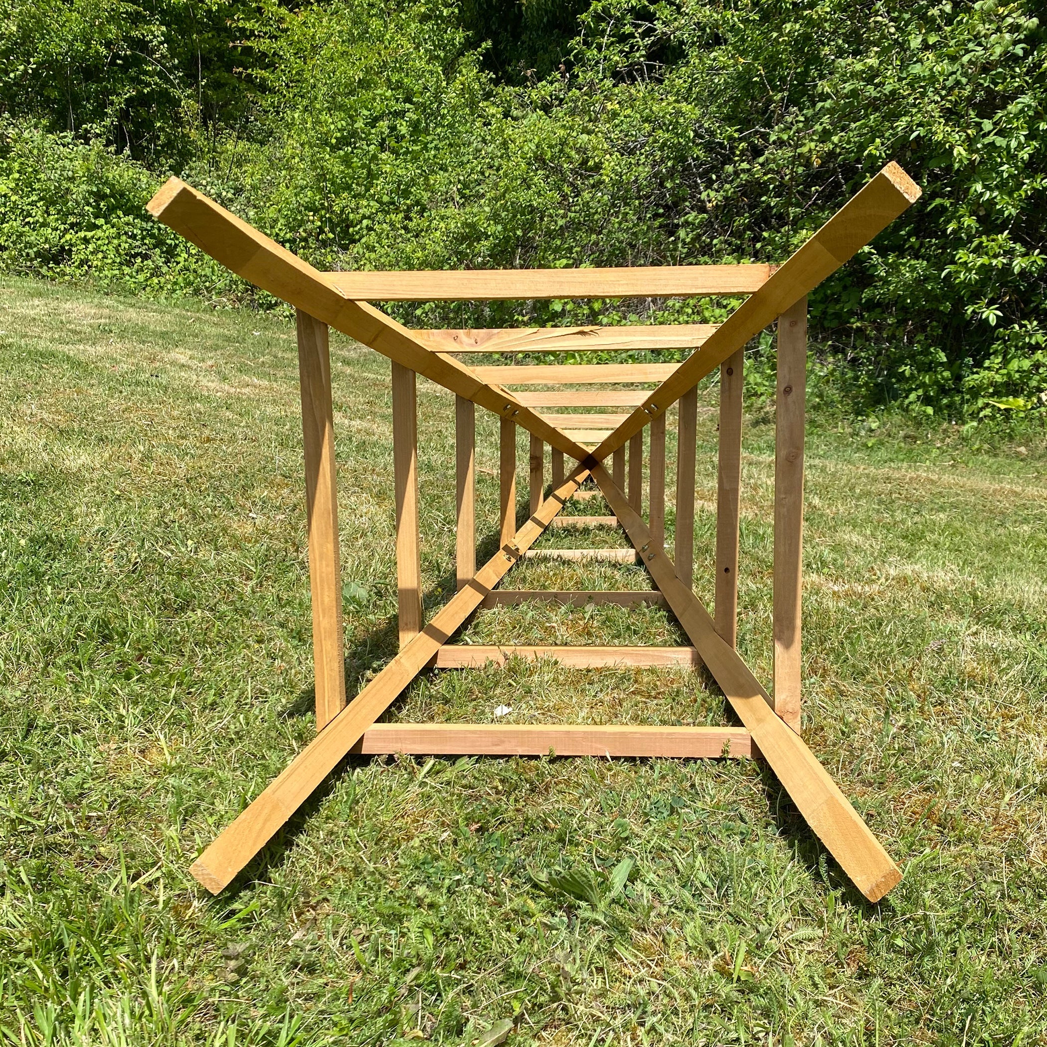 Wooden Garden Obelisk Plant Support for Climbers (1.9m tall) - Pack of 2