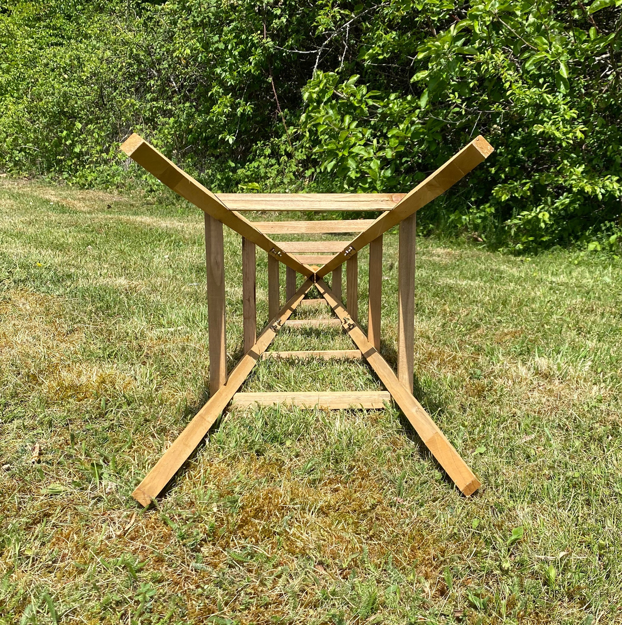 Wooden Garden Obelisk Plant Support for Climbers (1.5m tall)