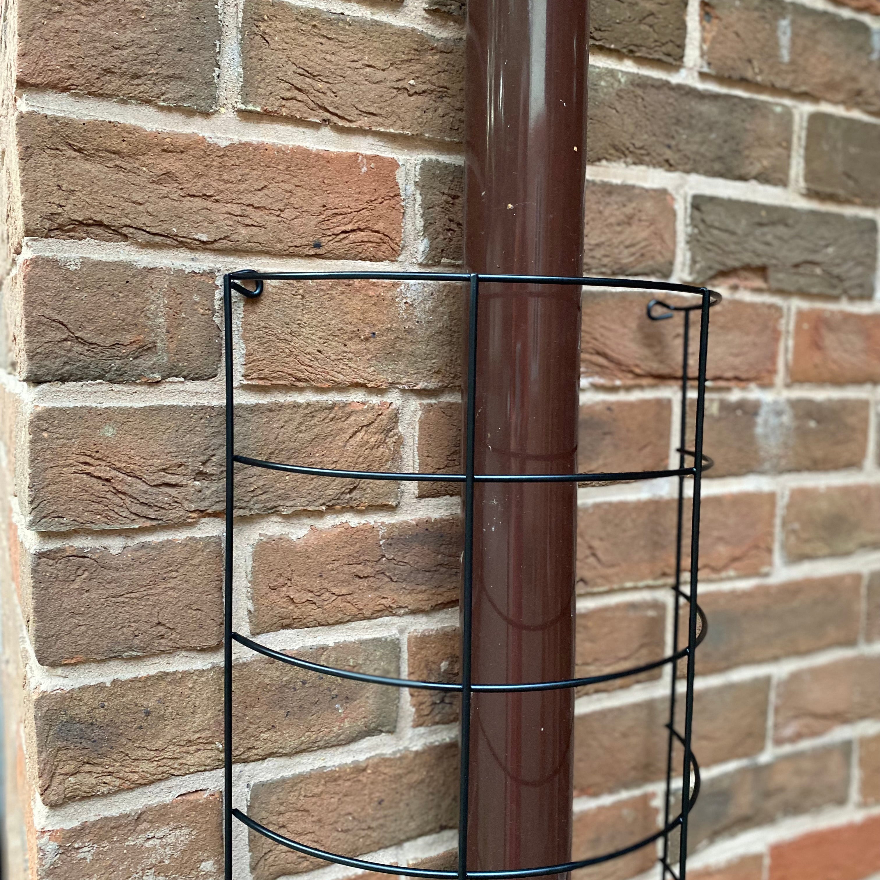 Large Metal Tube Trellis Semi Circular for Drainpipes - Pack of 2